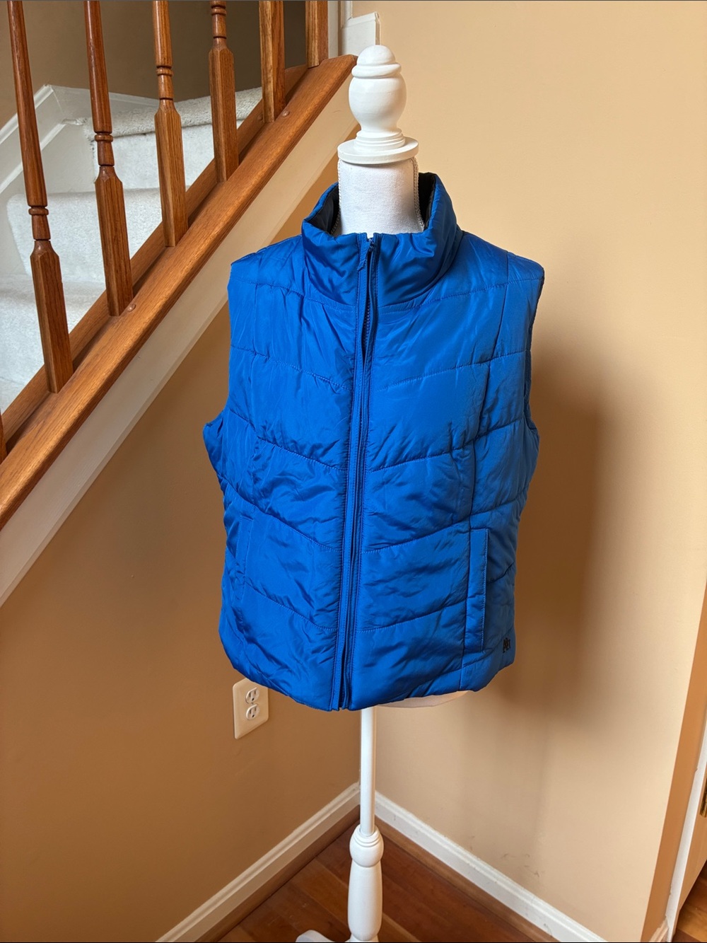 Aeropostale Bright Blue Quilted Kids Puffer Vest
